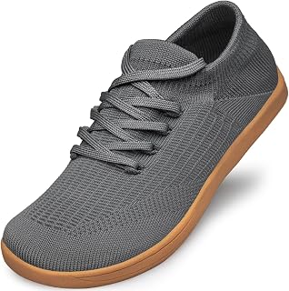 Raoendis Women Barefoot Trainers Wide Toe Minimalist Loose Fit Comfortable Walking Trail Running Fitness Shoes