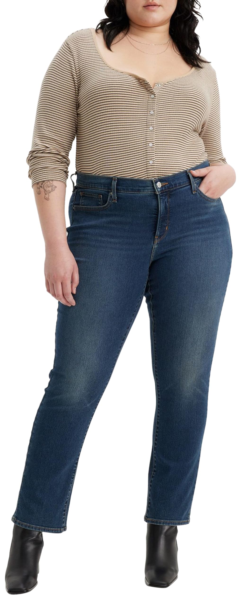 Levi's Plus Size 314 Shaping Straight Jeans Women