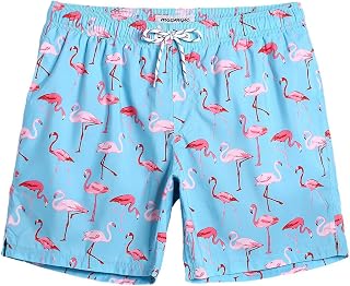 MaaMgic Men's Swim Shorts Fast Drying Beach Surfing Swimming Trunks Multi-Functions Home Workout with Mesh Lining with Mesh Lining