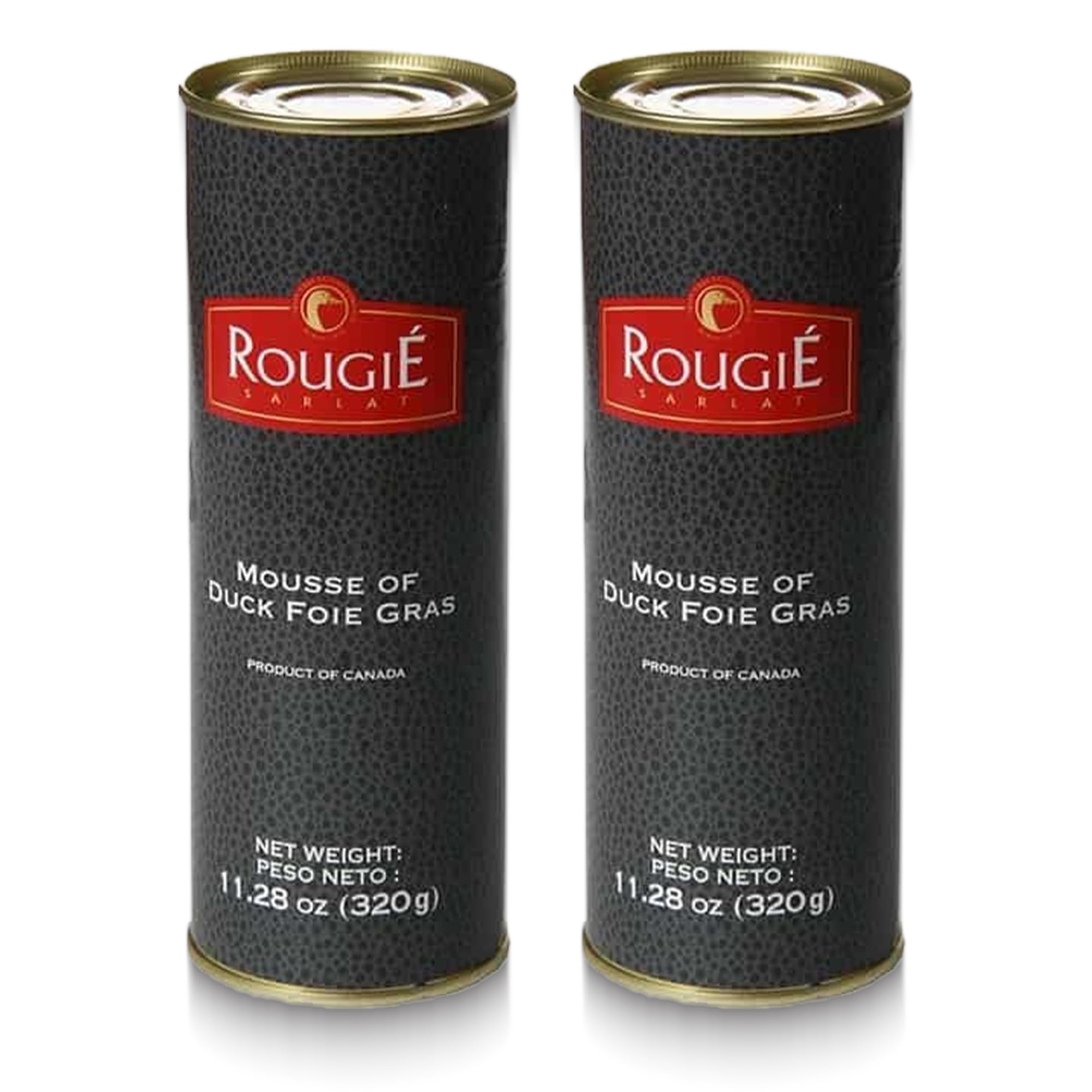 Rougie Mousse of 50% Duck Foie Gras Original - 11.2 oz/320g, 2-Pack | Made Using