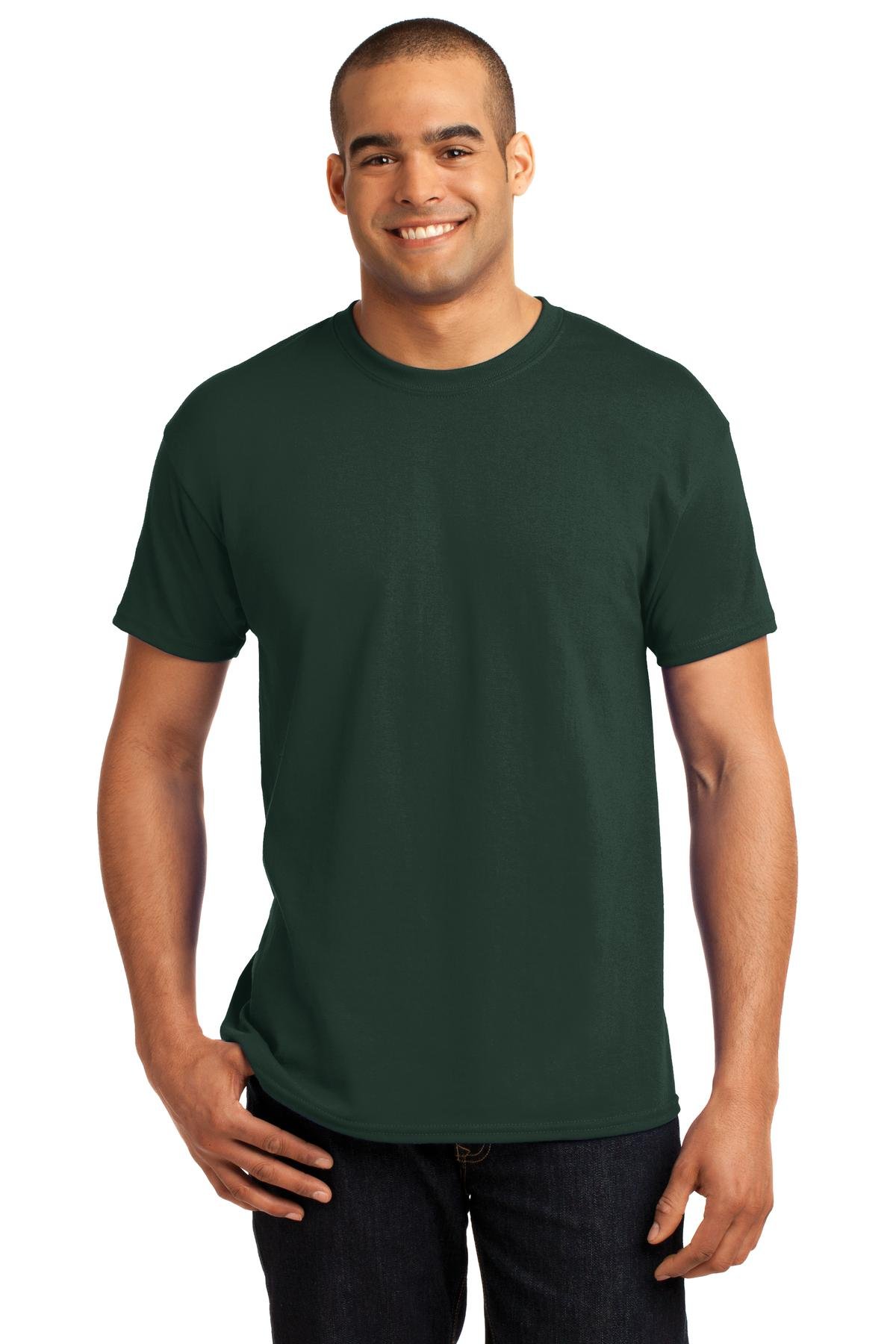 Hanes 5.2 Oz. 50/50 Comfortblend Xfffd Ecosmart Xfffd T Shirt Deep For..., Mediu