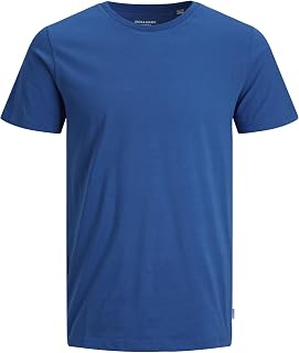 JACK & JONES Men’s T-Shirt, Plain, Round Neck