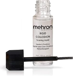 Mehron Makeup Rigid Collodion Scarring Liquid | Liquid Scar Makeup for Realistic Special FX. Perfect for Halloween & Cosplay. Vegan, Cruelty Free, & Made in the USA.