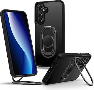 Shields Up for Samsung Galaxy S25 FE Case with Stand, 2-Way Stand, Black