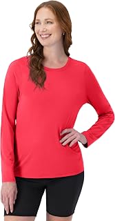 Hanes Women's Sport Cool Dri Long Sleeve Crewneck T-Shirt, Moisture-Wicking Performance Tee