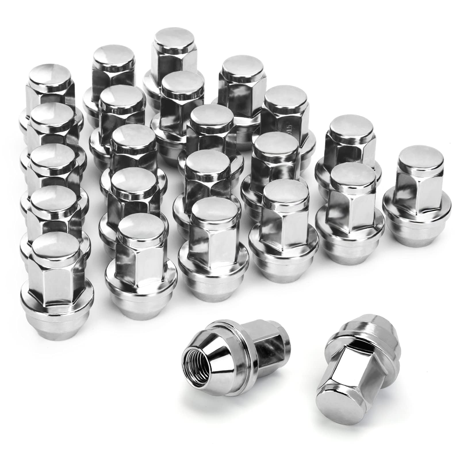 dynofit 24pcs 14x1.5 OEM/Stock Lug Nuts for 2015-2026 Expedition/F-150, M14-1.5 