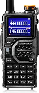 BAOFENG K5PLUS 10W Dual-Band Ham Radio Long Range, CHIRP Compatible | UHF VHF 10W Tri-Power Two Way Radio with FM Airband, 2500mAh Battery, 999CH, Frequency Copy, Scramble