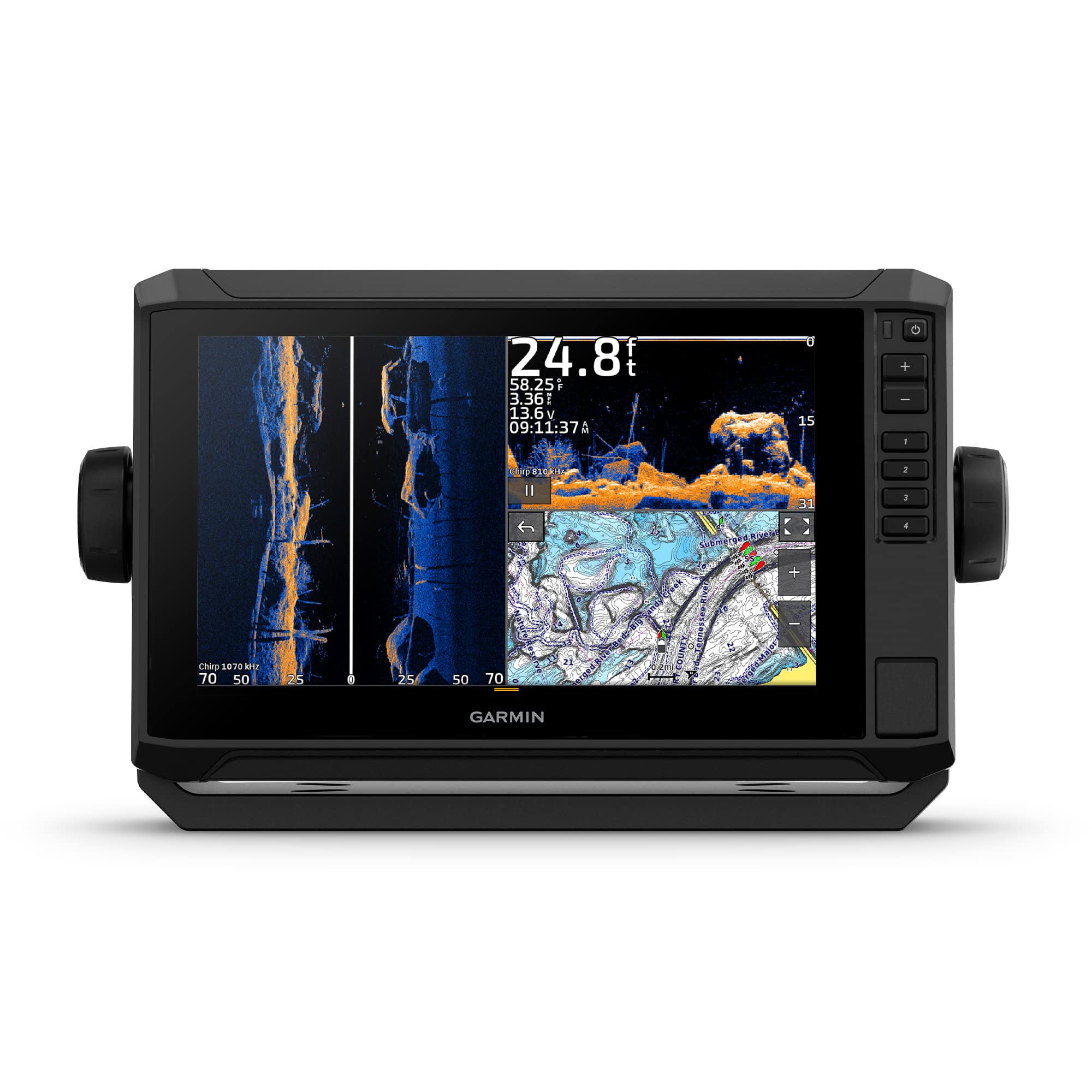 Garmin ECHOMAP UHD2 93sv with GT56 Transducer, 9" Touchscreen Chartplotter, Garm