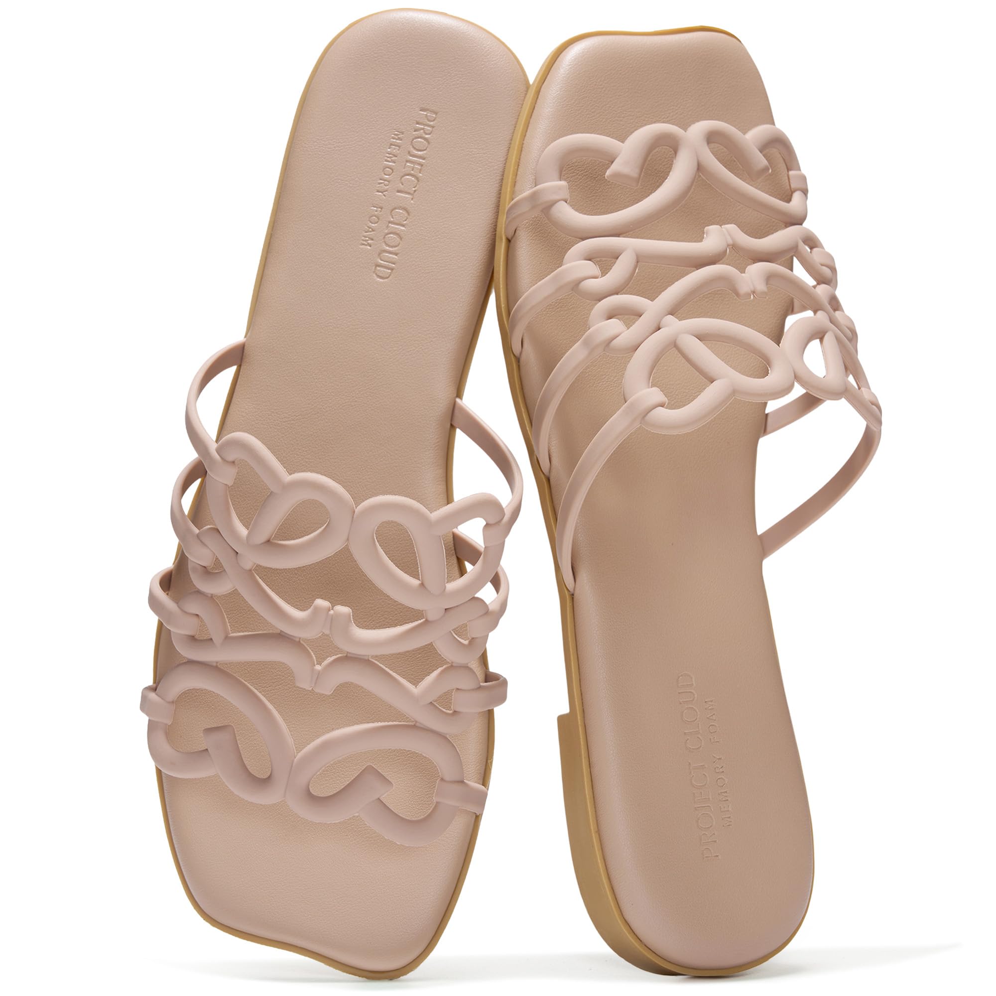 Project Cloud Genuine Leather Sandals for Women Fashion Flat Sandals for Women w