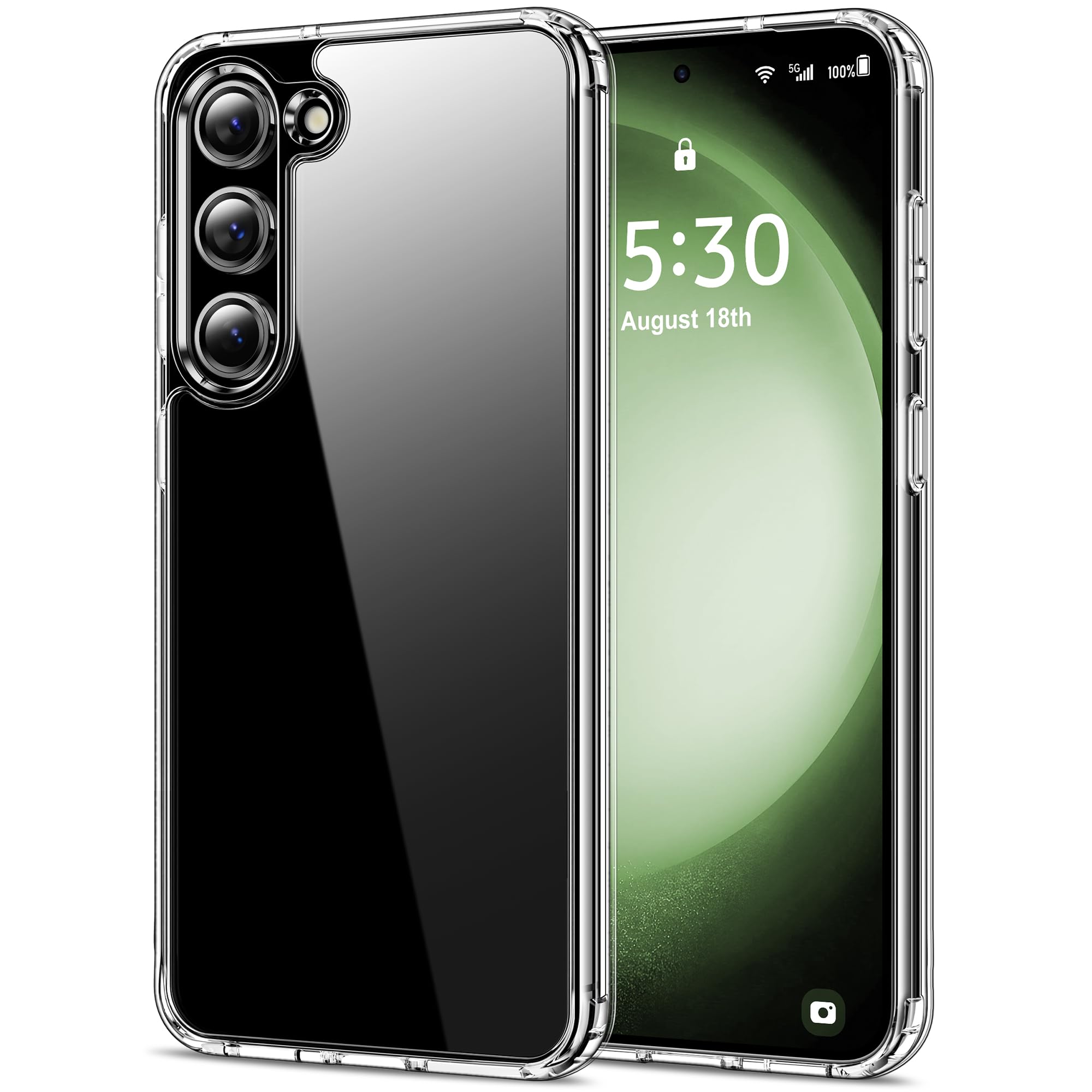 HOOMIL Case for Samsung Galaxy S23+ / S23 Plus, Anti-Yellow Transparent