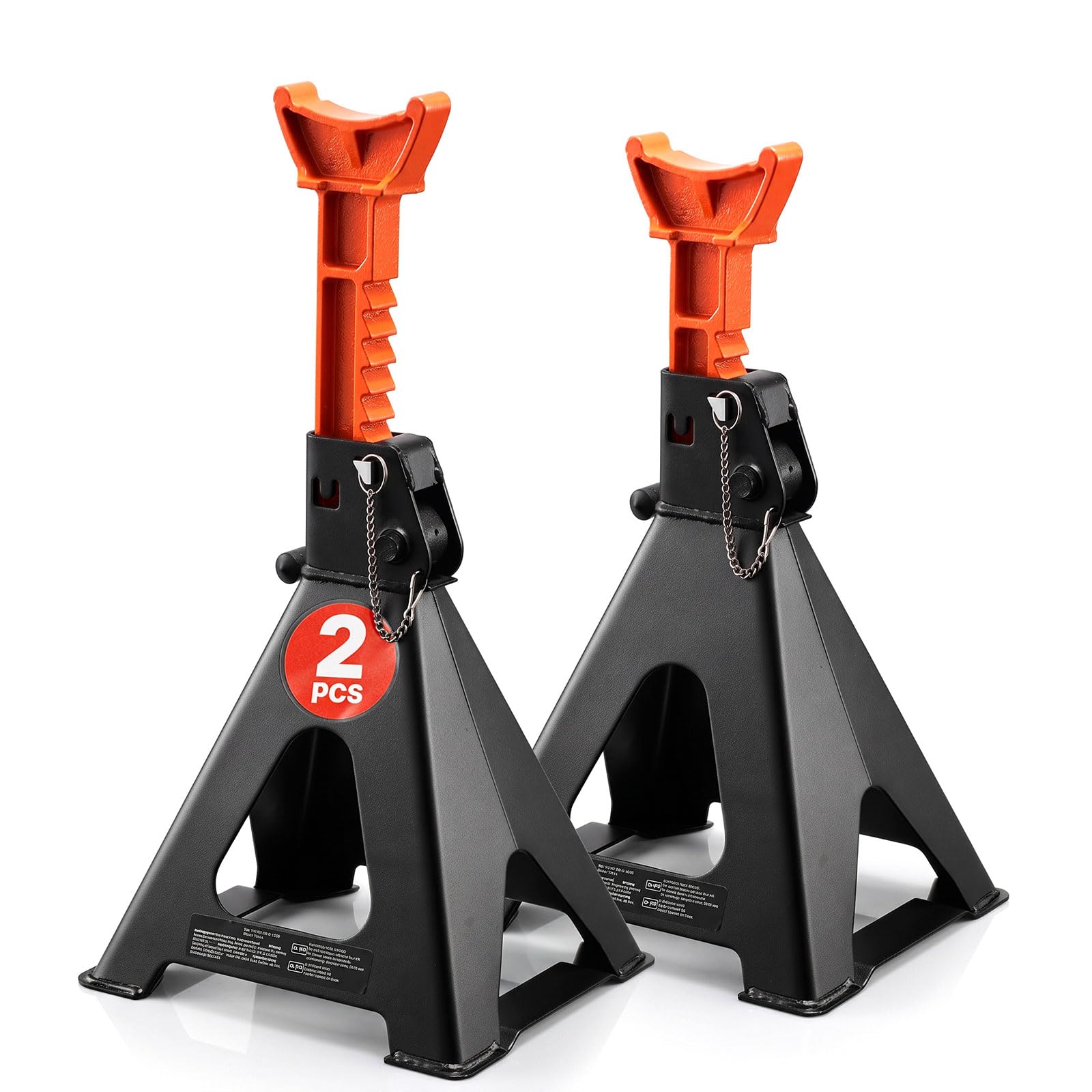 VEVOR Jack Stands 6t/13000lbs Capacity Car Jack Stands Double Locking 2 pcs | Fo