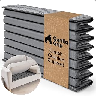 GORILLA GRIP Sofas & Couches Cushion Support Board to Fix Sagging Sofa, 21.5"x70" Sofa, Thick Plywood Boards Add Strong Seat Supports, Replacement Stuffing Under Living Room Furniture