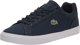 Lacoste - Mens Lerond Pro Baseline Leather Sneakers, Color Navy/White, Size: 10 UK