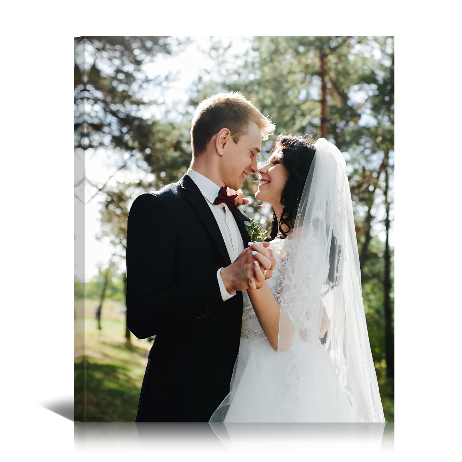 Custom Canvas Prints with Your Photo, Personalized Picture Wall Art 8x10in | Shi