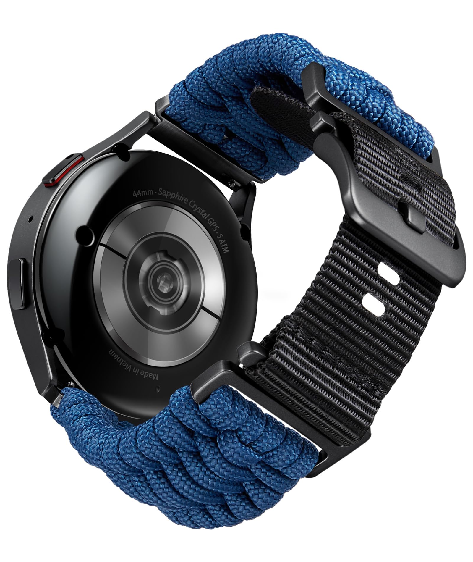 BINLUN Bracelet Montre en Nylon Paracorde Tressé 18mm 20mm 22mm Tissu Sport Brac