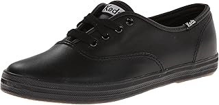 Keds Women's Champion Leather Lace Up Low Top Sneakers