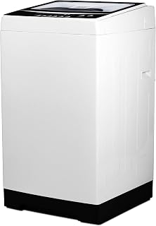 BLACK+DECKER 2.0 Cu. Ft. Portable Washer, 15.4 lb. Capacity, BPWM20W, White | 15.4 lb. Capacity Washing Machine, 6 Cycles, Quick Connect Sink Adapter and Drain Hose Included, Transparent Lid