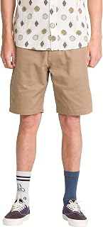 Volcom Men's Frickin Drifter 20" Chino Walk Short, Khaki-New, Khaki New