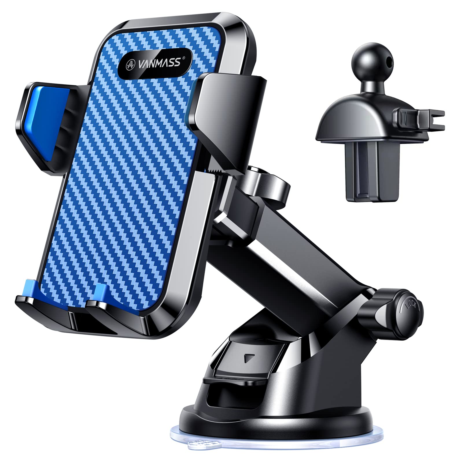 VANMASS Top Car Phone Holder 2026 [85+ lbs Strongest Suction & True Military-Gra
