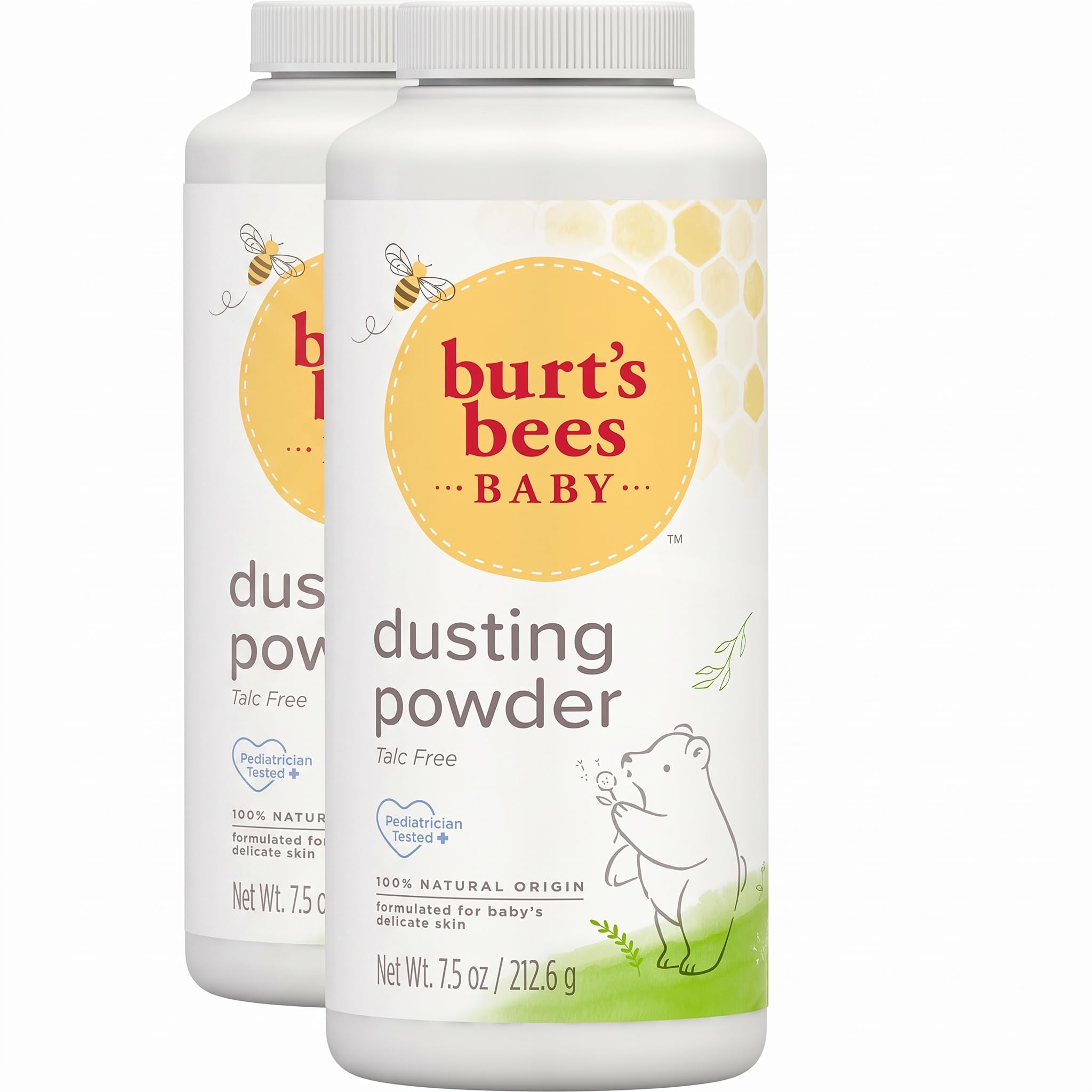 Burt's Bees Baby Dusting Powder,100% Natural Origin Baby Powder Talc-Free,7.5 oz