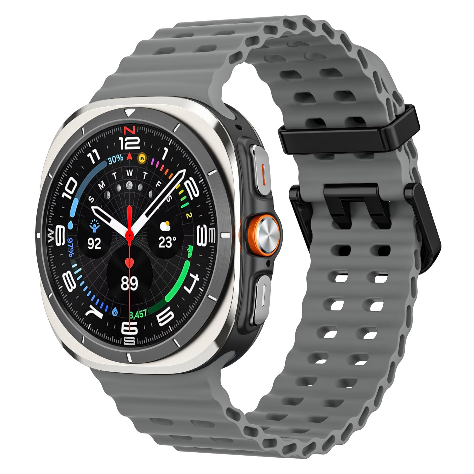 MoKo Bracelet Sport Compatible avec Samsung Galaxy Watch Ultra 2/1 47mm