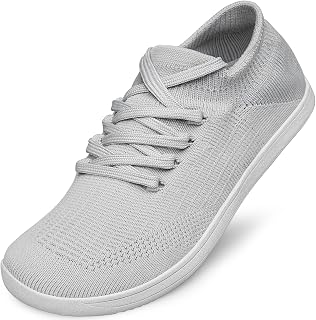 Raoendis Women Barefoot Trainers Wide Toe Minimalist Loose Fit Comfortable Walking Trail Running Fitness Shoes
