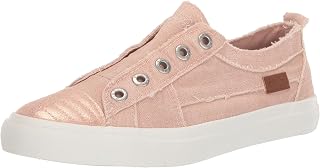 Blowfish Malibu Women's Play Slip On Sneaker, Rosedust Light Pink