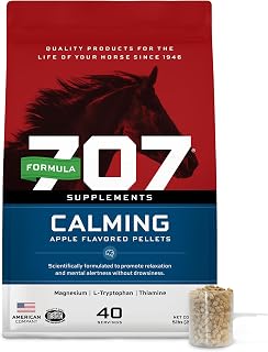 Formula 707 Calming Supplement for Horses, 5 lb, 40 Servings – Focus Aid