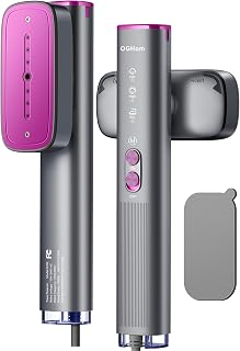 OGHom Steamer for Clothes, 110-240V Travel Steamer & Iron 2 in 1, 1000W Powerful Steam, Portable Handheld Garment Wrinkle Remover, 30s Fast Heat-Up with Dry & 2-Steam Control, for Global & Europe