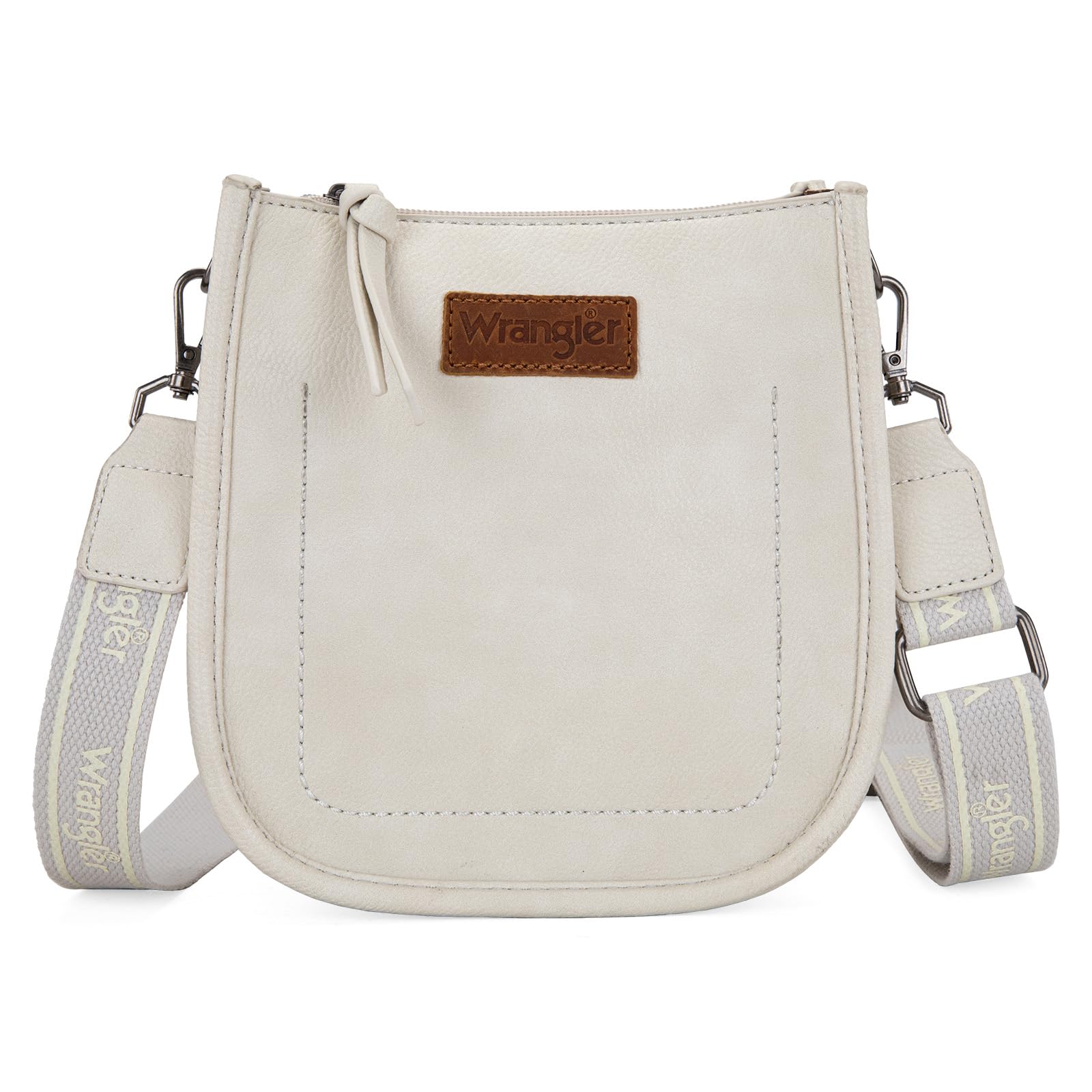 Wrangler Crossbody Purse for Women, Small Shoulder Bag with Wide Strap