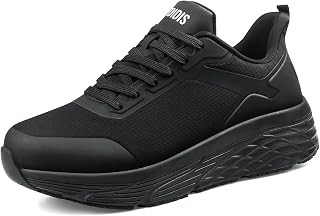 Women’s Non Slip Work Shoes, Waterproof Easy Clean Sneakers for Food Service, Chef, Kitchen & Restaurant, Thick Cushioned Comfort for All Day Standing