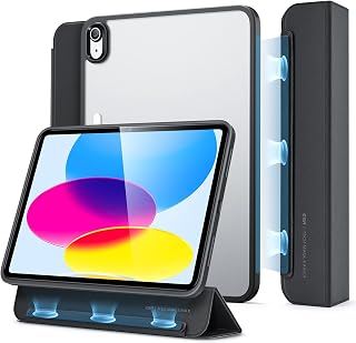 ESR iPad 11th Generation Case (A16, 2025) iPad 10th/11th Generation (2022/2025) Dedicated Tri-fold Case Hybrid Protection Removable Magnetic Cover Slim and Lightweight, Color: Black