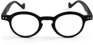 Contacta, Woody Reading Glasses for Men and Women, Trendy Wood Texture Glasses, Frame with Flex Temples, Pack with Glasses Bag 24 g