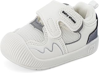 LACOFIA Children's First Steps Shoes, Gymnastics Shoes, Children's Sneakers with Non-Slip Rubber Sole