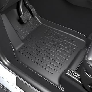 SUPER LINER Tesla 2025 2026 Model Y Juniper Floor Mats &Cargo Liners 10 PCS | Seatbacks, Full Set Extra-Thick TPE for 5-Seater | 2025-2027 All-Weather Pet & Child-Friendly Model Y Juniper Accessories