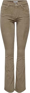 ONLY Onlmary-Global Women's Mid Cord Flared PNT Noos