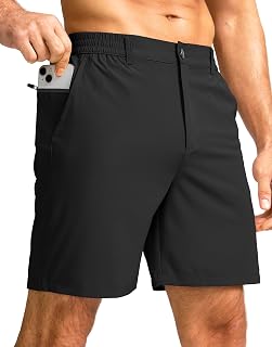 Men's Casual Shorts 7"/5"/9" Lightweight Golf Shorts for Men with 3 Pockets