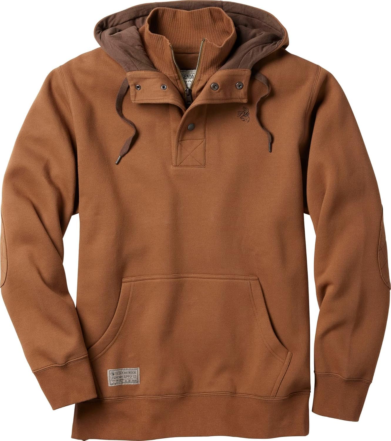 Legendary Whitetails Men's Tough as Buck Short Zip Hoodie
