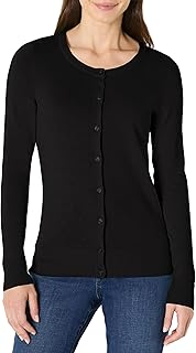 Amazon Essentials Women's Lightweight Box-Neck Cardigan Sweater (Available in Plus Size)