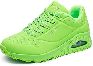 Skechers Los Angeles Uno Loving Love Womens Fashion Trainers in White Rose Gold