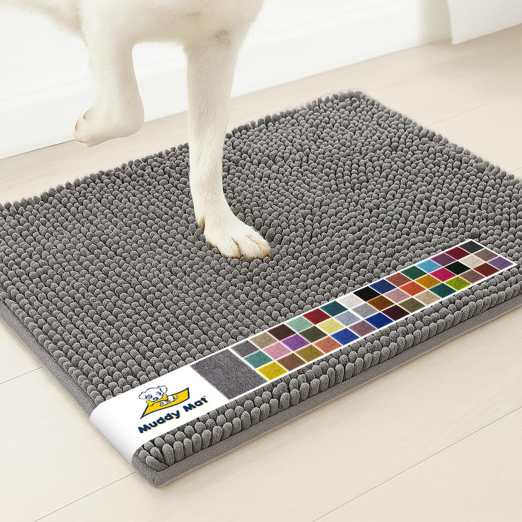 Muddy Mat® | Super Water Absorbent Door Mat Indoor, Microfiber Quick Dry Chenill