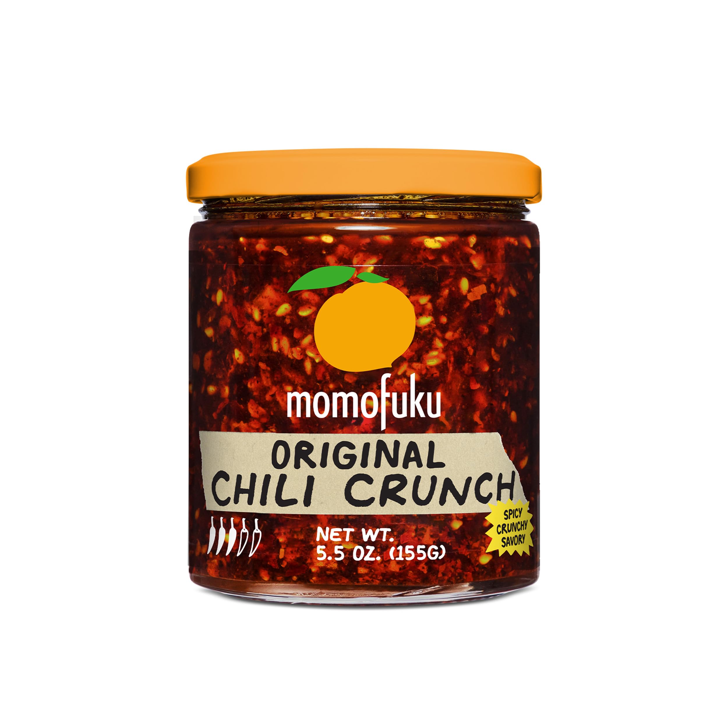 Momofuku Chili Crunch by David Chang, (5.5 Ounces), Chili Oil with Crunchy Garli