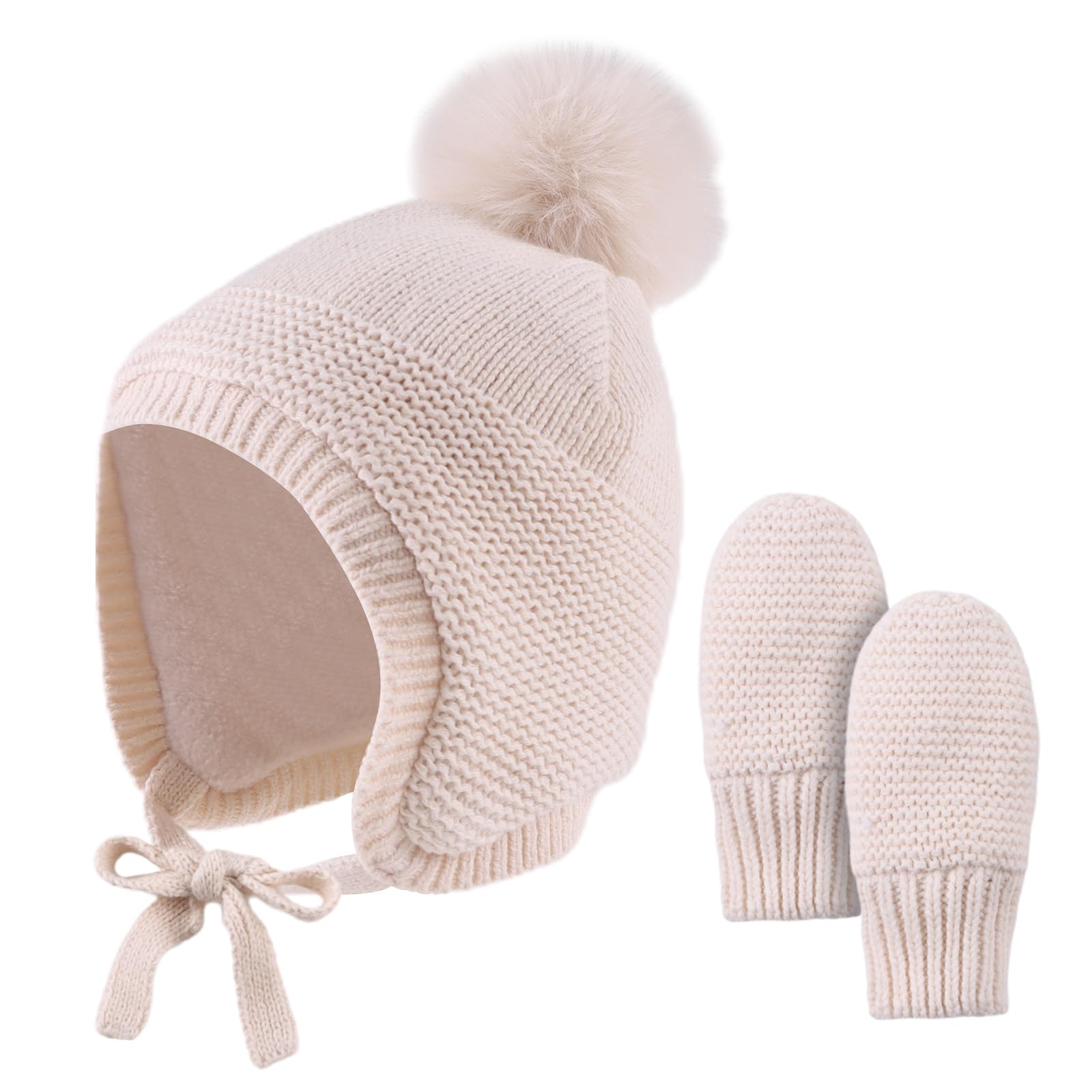 XIAOHAWANG Warm Earflap Beanie Baby Girl Boy Winter Beanie Child Toddler Cute Po