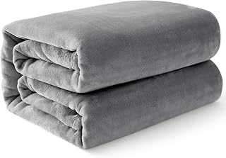 AIFY Double Blanket, Summer, Air Conditioning Protection, Microfiber, Flannel, All Seasons, Lightweight, Large, Stylish, Thin, Throw Blanket, Four Seasons Use, Nordic Style, Washable, 70.9 x 78.7