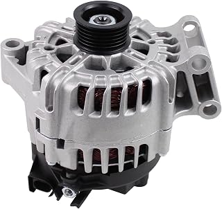 Alternator with Belt Pulley for Fo-rd | for B Max Grand C Max mk2 Ecosport Fiesta mk6 Focus mk3 Ka Mondeo mk4 1.4 1.6 Petrol 2010-Onwards