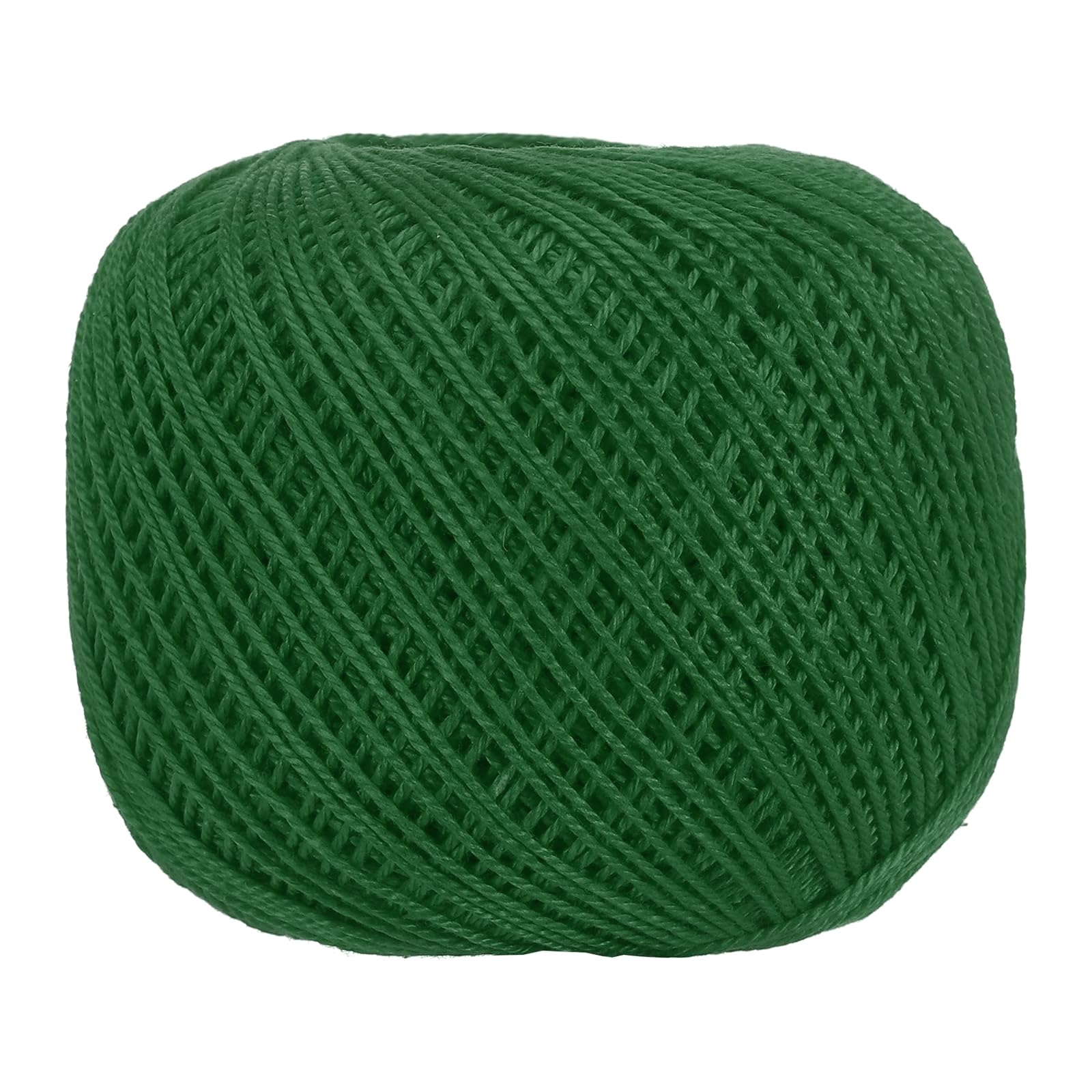 MECCANIXITY Crochet Thread Pearl Cotton Size 3 Green 164 Yards | for Crocheting 
