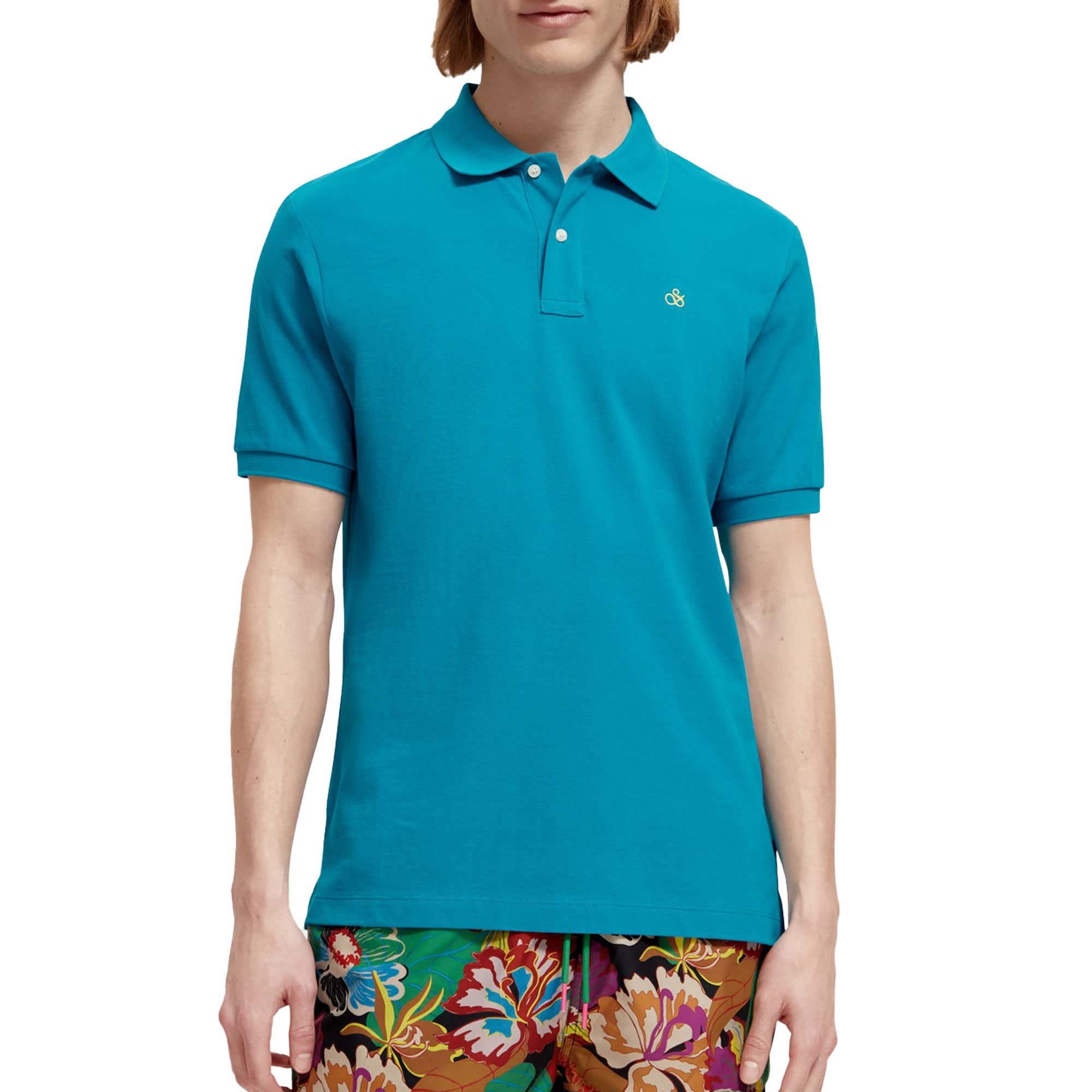 Scotch & Soda Men's Polo Shirt Logo