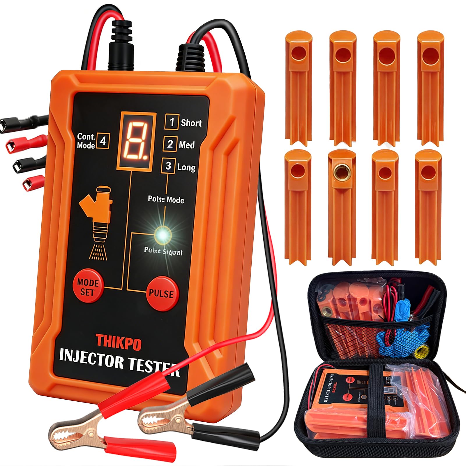 THIKPO Universal Fuel Injector Tester and Cleaner Tool Kit, DIY Cleaning Tool Ki