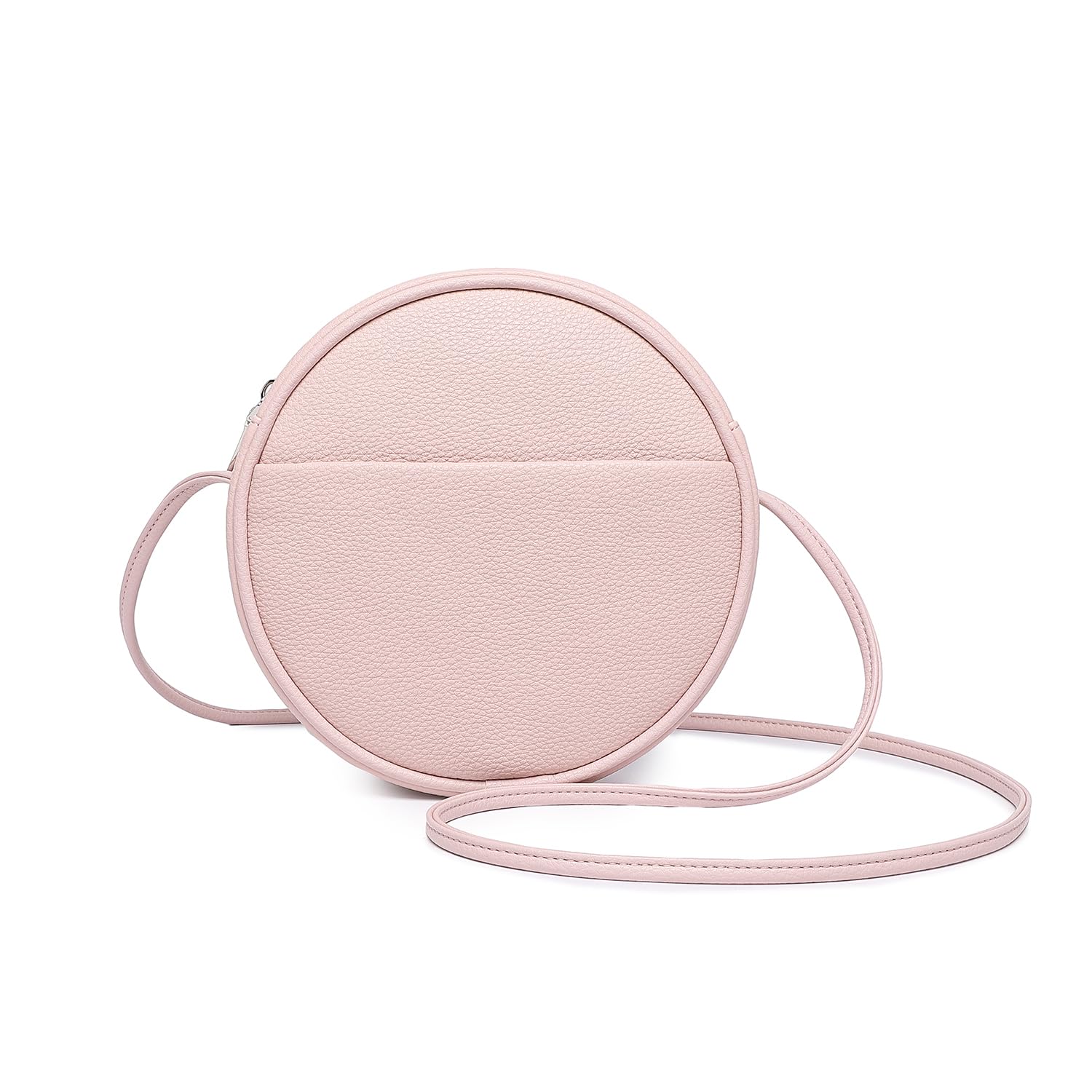 YONBEN Women's Circular Crossbody Bag Nylon Zipper Adjustable Shoulder Straps