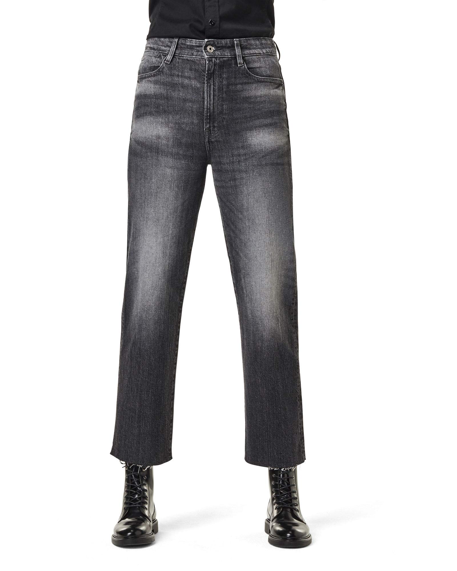 G-Star - Tedie Ultra High Straight Fit Jeans, Jeans Donna